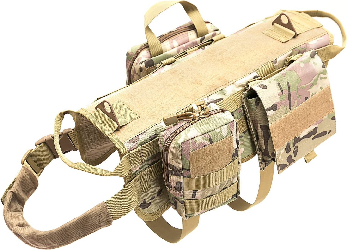 Tactical Dog Molle Vest Harness K9 Adjustable Outdoor Training... — image 1 — Pets Paradise Global Australia