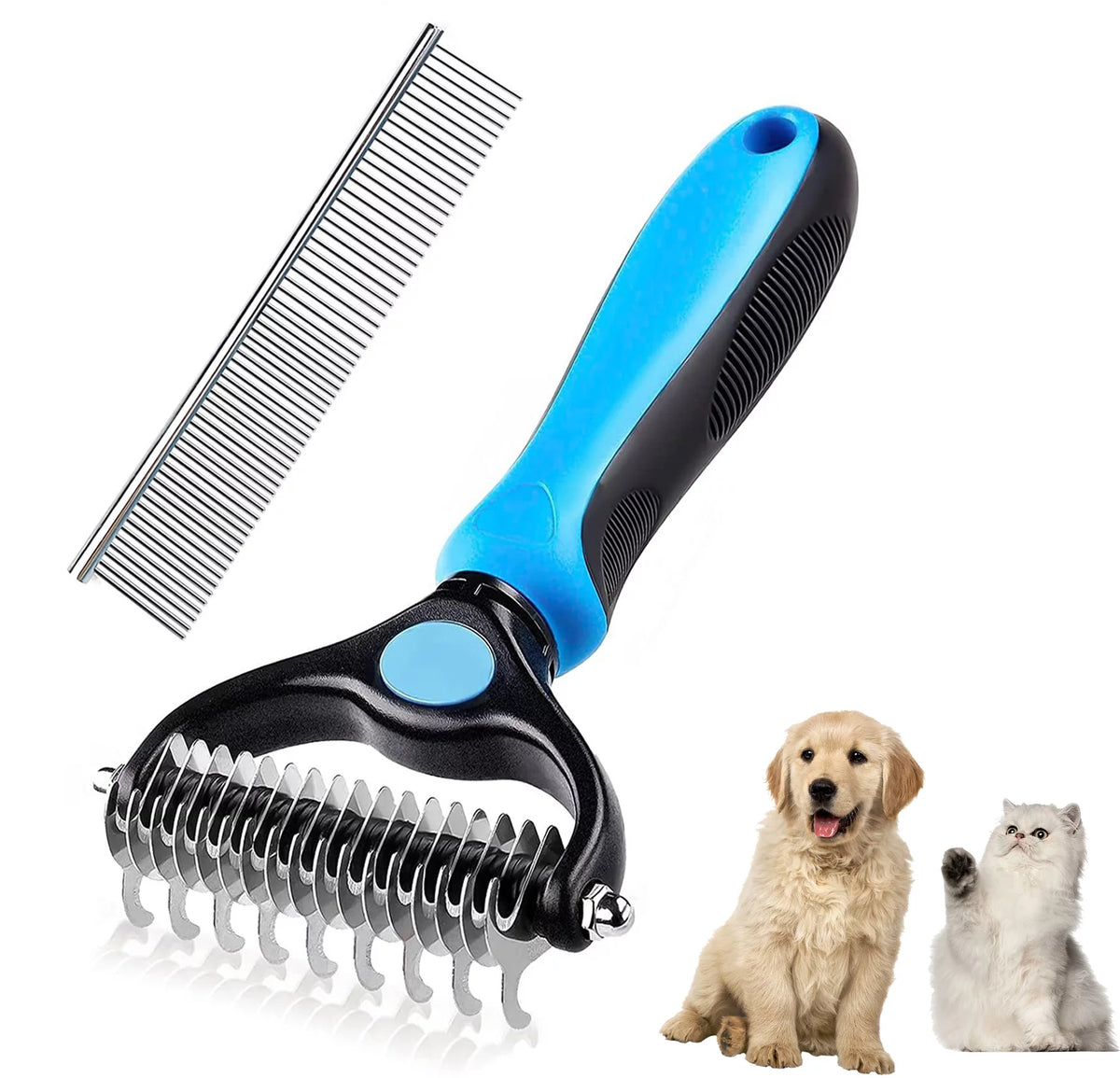 Pet Grooming Brush, Dog Brush Deshedd, Dog Comb for... — image 1 — Pets Paradise Global Australia