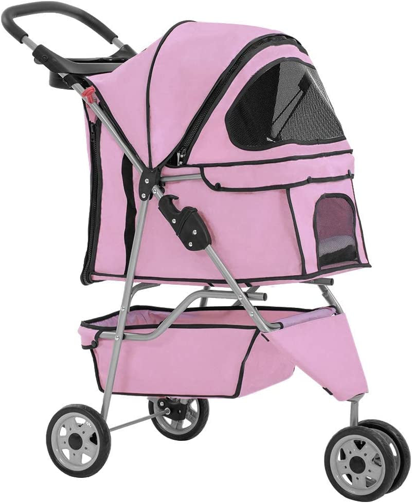 3 Wheels Pet Stroller Dog Stroller Cat Cage Jogger Stroller Cats... — image 1 — Pets Paradise Global Australia