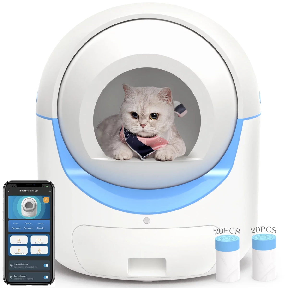 Self Cleaning Cat Litter Box — image 1 — Pets Paradise Global Australia