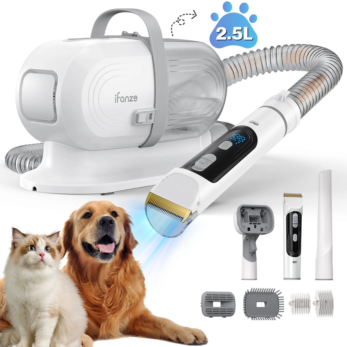 14Kpa Dog Grooming Kit & Vacuum — image 1 — Pets Paradise Global Australia