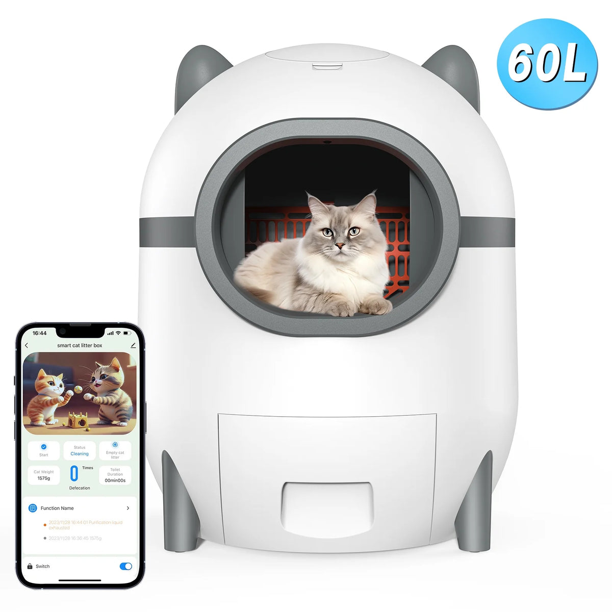 Self Cleaning Cat Litter Box — image 1 — Pets Paradise Global Australia